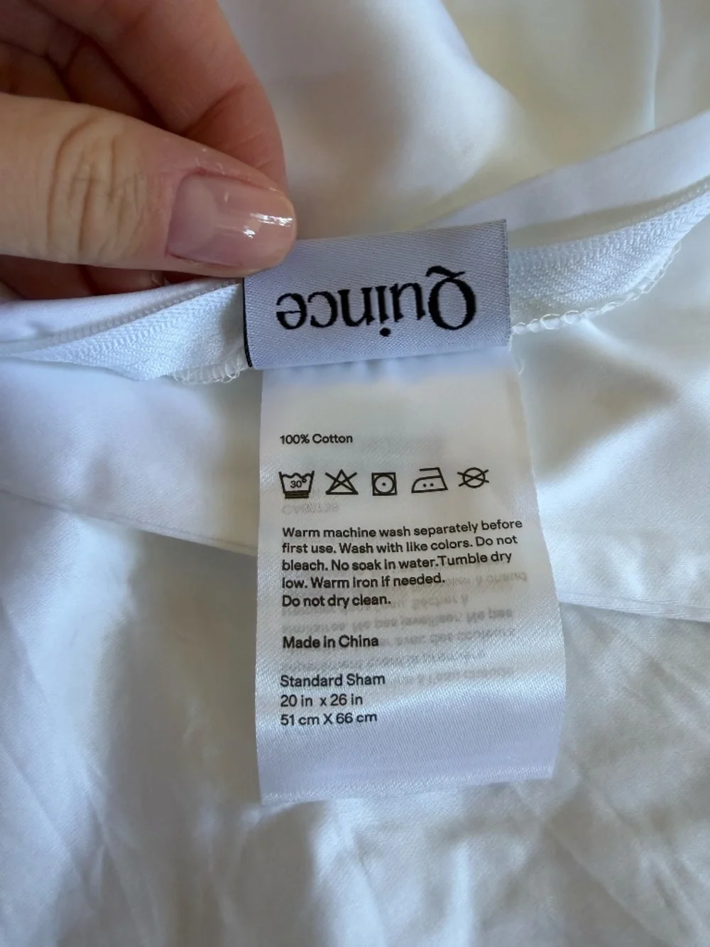 Set of 2 high-quality pillowcases/shams in size Full/Queen, made from 100% Giza